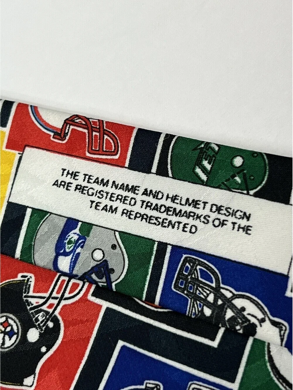 NFL TEAM HELMETS  (AFC -1994) Men’s Tie by Surrey Vintage